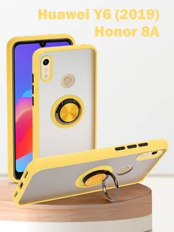 Чехол на Honor 8A Huawei Y6 (2019) с кольцом 144885424 купить за 298 ₽ в интернет-магазине Wildberries