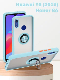 Чехол на Honor 8A Huawei Y6 (2019) с кольцом 144885432 купить за 335 ₽ в интернет-магазине Wildberries