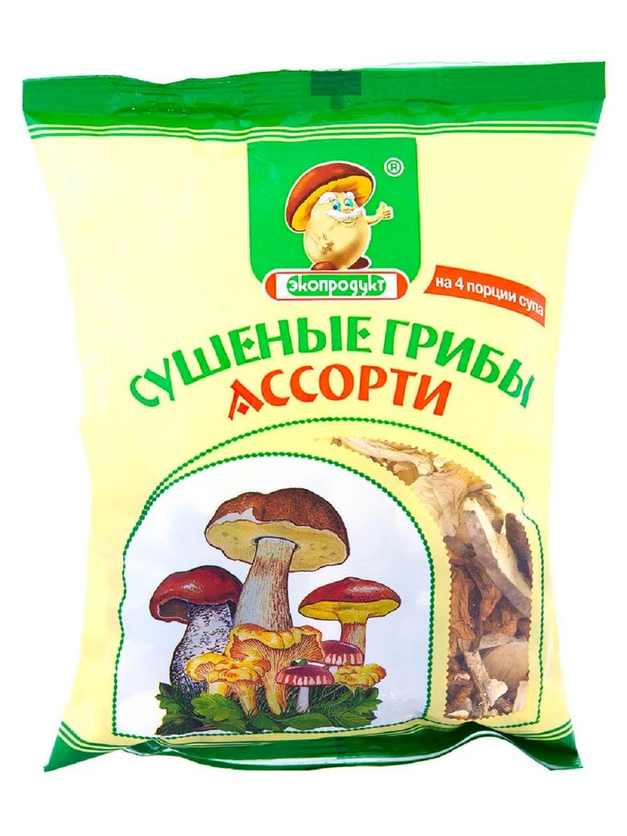 Грибы экопродукт. Грибы сушеные ассорти Экопродукт 50 г. Грибы сушеные белые Экопродукт 50. Грибы сухие ассорти.