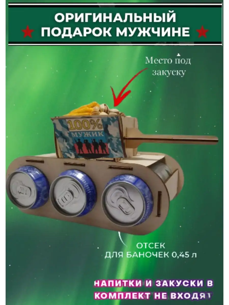 Подарок мини бар танк для пива 0,5л Настоящему Мужчине Планета игрушек  144903853 купить за 290 ₽ в интернет-магазине Wildberries