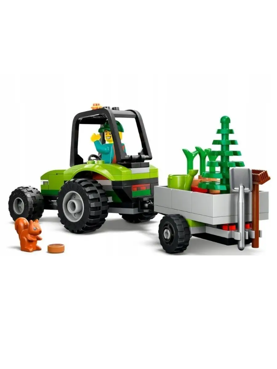 Конструктор CITY Park Tractor Трактор в парке 86 дет. Lego. 144925550  купить в интернет-магазине Wildberries