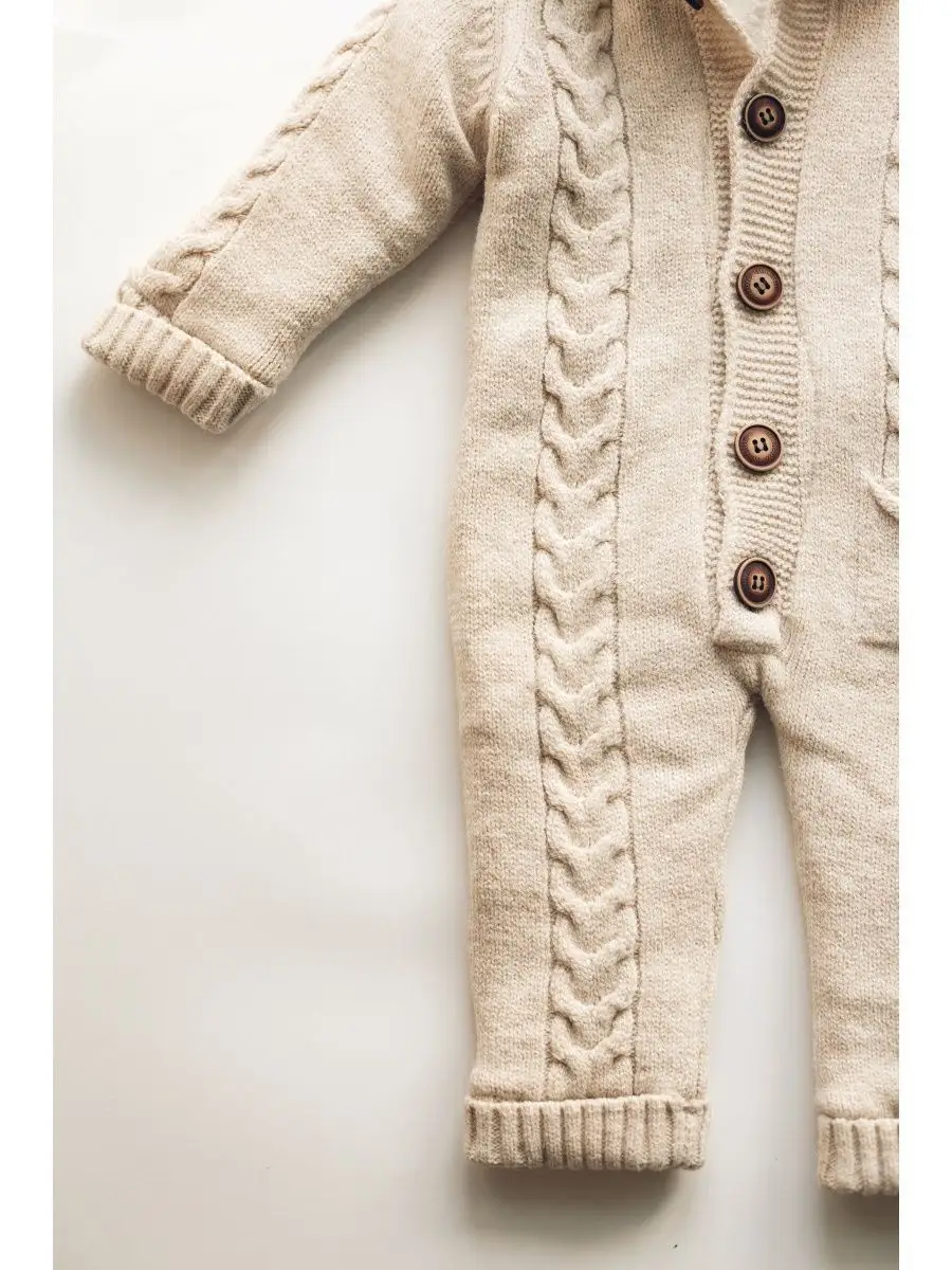 Комбинезон для малыша 6-9 месяцев | Вязание спицами и крючком – Азбука вязания