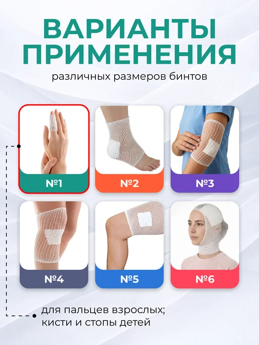 ЛПП Фарм Бинт эластичный трубчатый размер 2 (20мм*20см) 5 штук в уп, 5 шт, фото 2