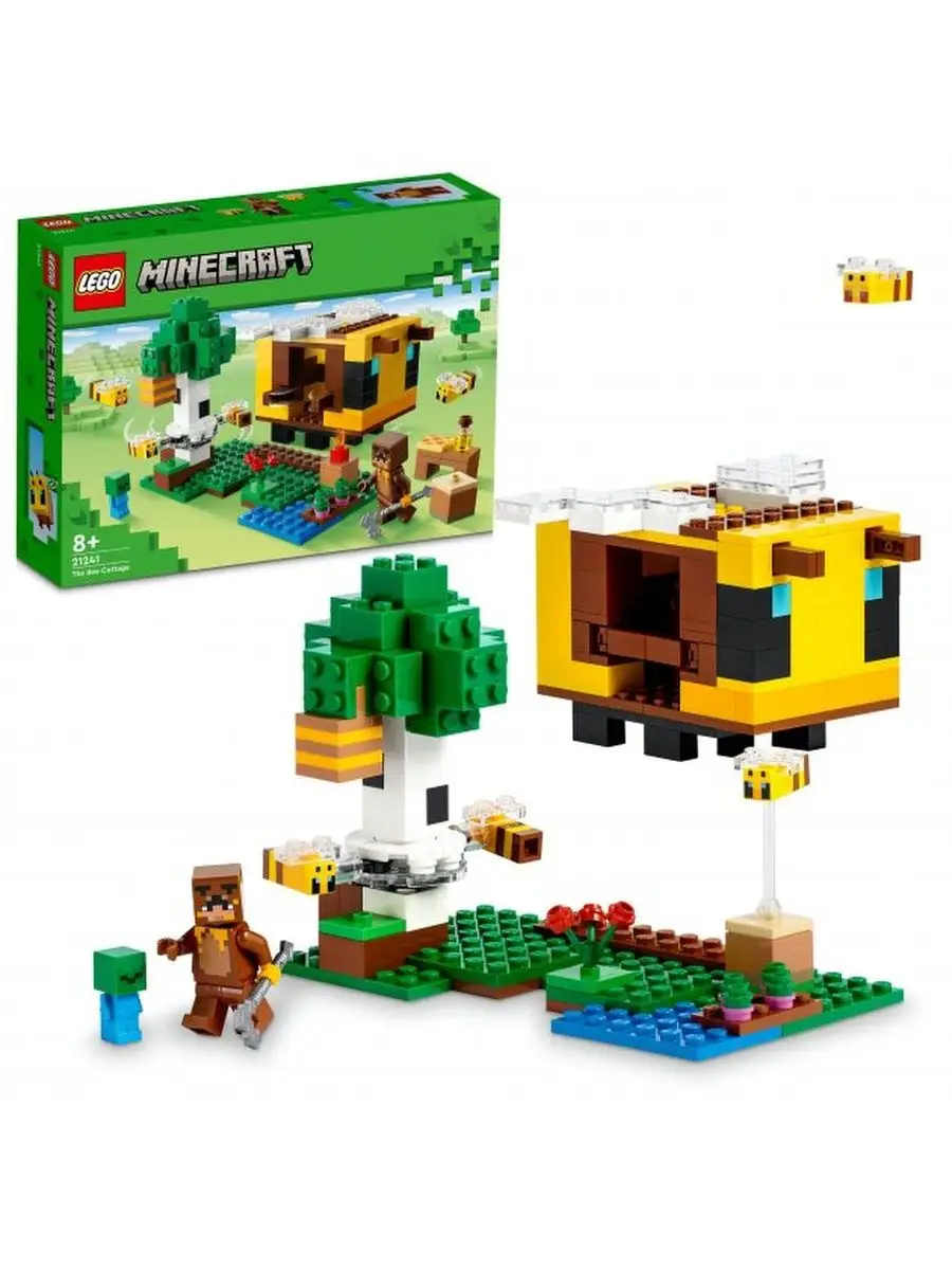 21241 LEGO Minecraft Пчелиный улий LEGO 144991793 купить в  интернет-магазине Wildberries