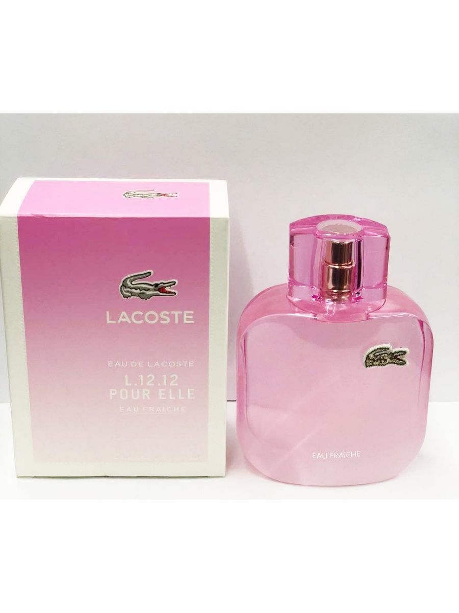 Духи лакоста женские розовые. Туалетная вода Lacoste l.12.12 Eau Fraiche pour elle. Лакост l12 12 Eau Fraiche. Духи лакост pour elle 12.12. Лакост л 12 12 Eau Fraiche.