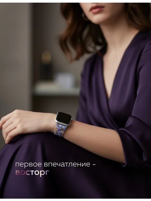 BRONO MO Ремешок для Apple Watch 38 40 41 mm, серый, фото 2