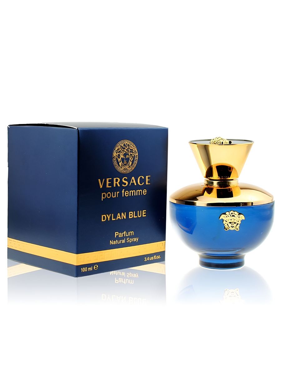 Версаче дилан. Versace pour femme Dylan Blue 100ml. Духи Версаче Дилан Блю женские.