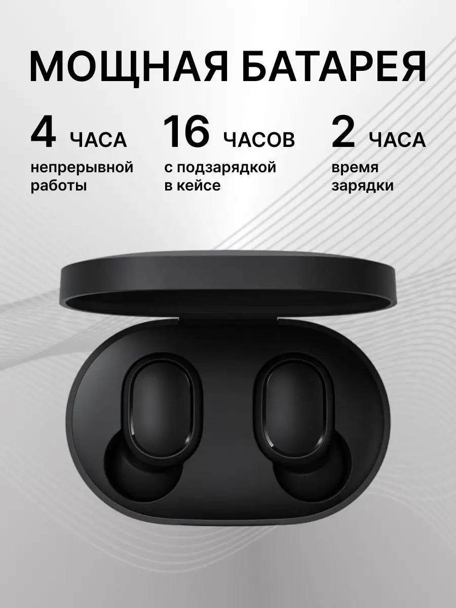 Беспроводные наушники Redmi Airdots 2 Xiaomi 145145892 купить в  интернет-магазине Wildberries