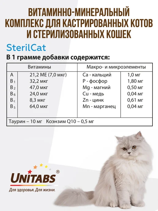 UNITABS Паста для вывода шерсти для кошек Malt+Vit 120 мл, 120 мл, фото 8