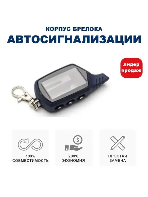 R&D Корпус для брелока автосигнализации S-line A61 A91, вариант, фото 2