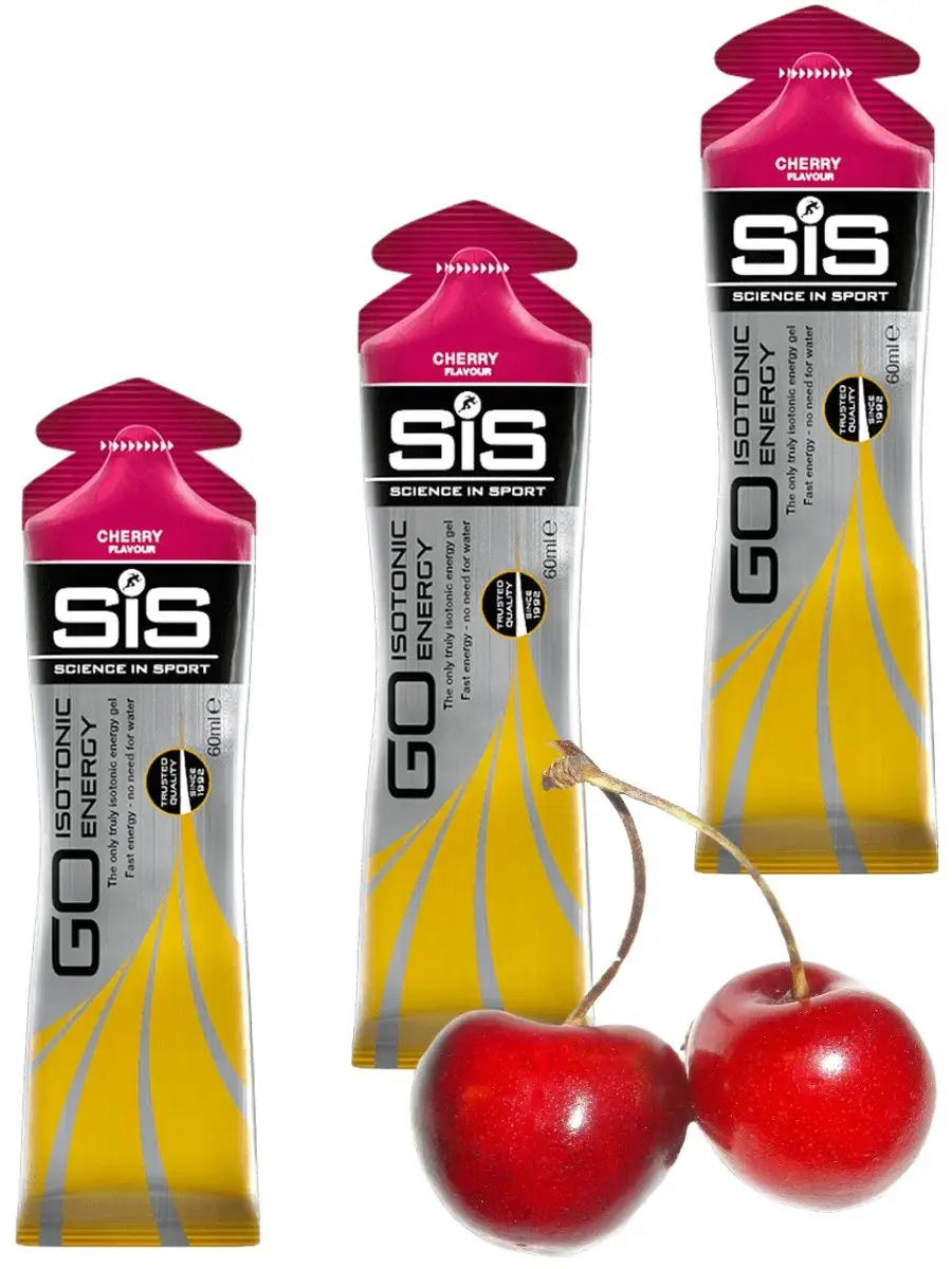 Углеводный гель изотоник SIS Go Isotonic Gel, 3 штуки