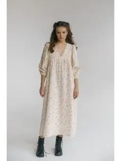 Платье летнее из муслина Evgeniya Shkalikova designer clothing 145193104 купить за 6 540 ₽ в интернет-магазине Wildberries