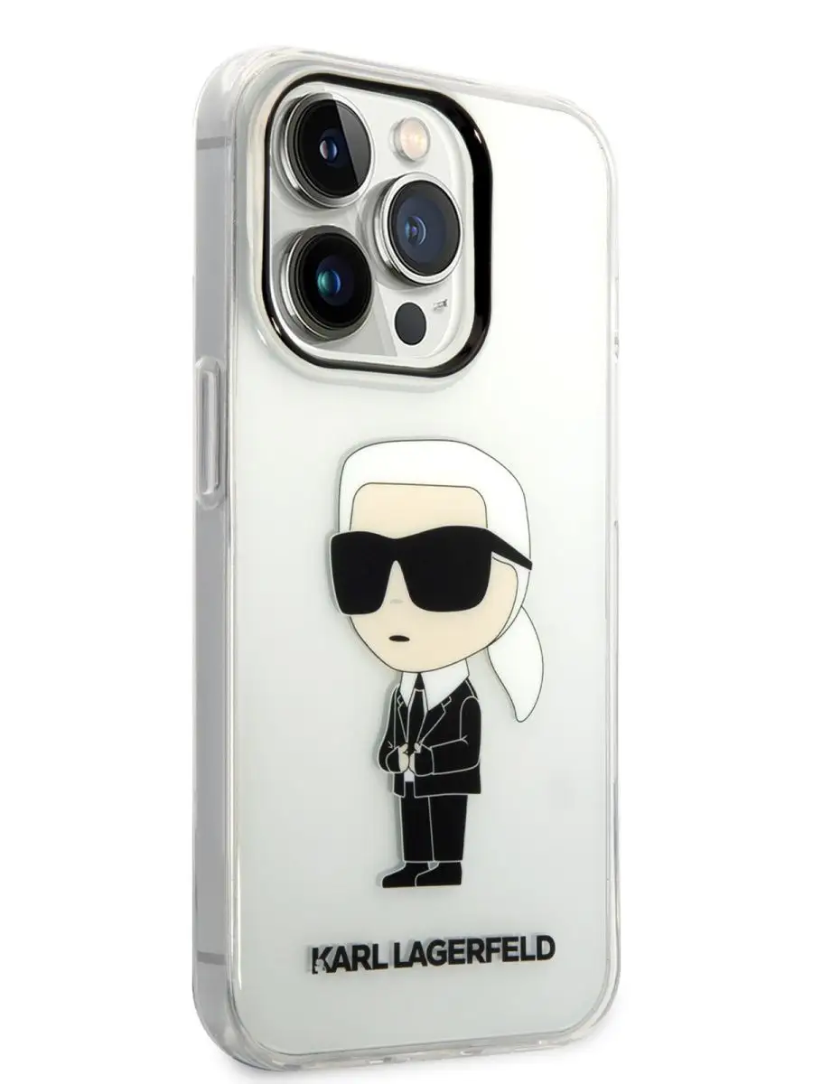 Чехол на iPhone 14 Pro Max с принтом PC/TPU Karl Lagerfeld 145210142 купить  за 1 924 ₽ в интернет-магазине Wildberries