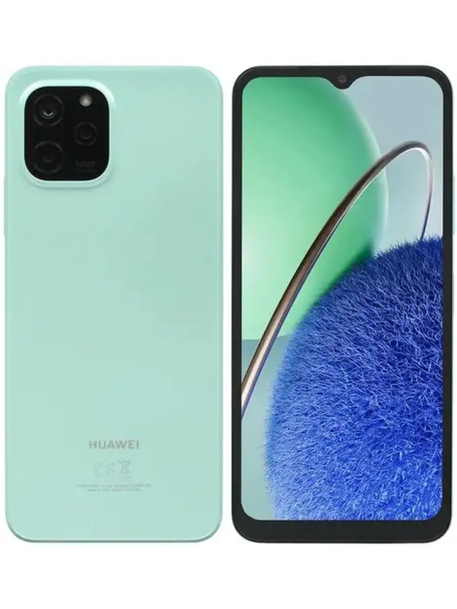 Смартфон Huawei NOVA Y61 green - зеленый 51097HKM Huawei 145218776 купить в  интернет-магазине Wildberries