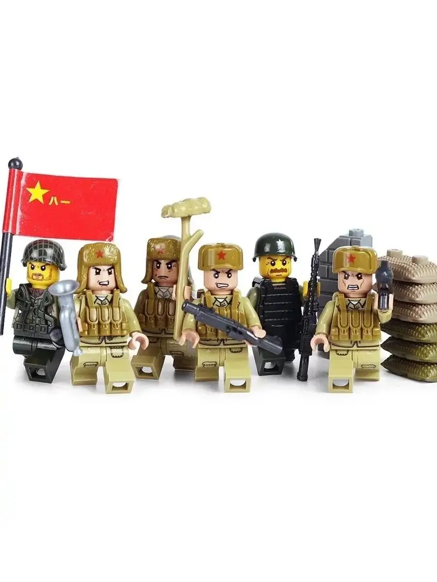 Военные лего фигурки 6шт. S+S TOYS 145251621 купить за 722 ₽ в  интернет-магазине Wildberries