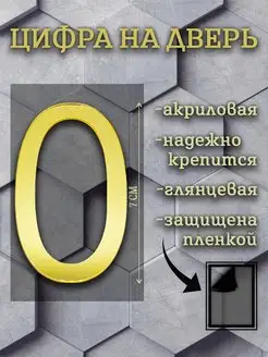 Цифры на дверь, номер на входную дверь, номерной знак FancyHouse 145258940 купить за 81 ₽ в интернет-магазине Wildberries