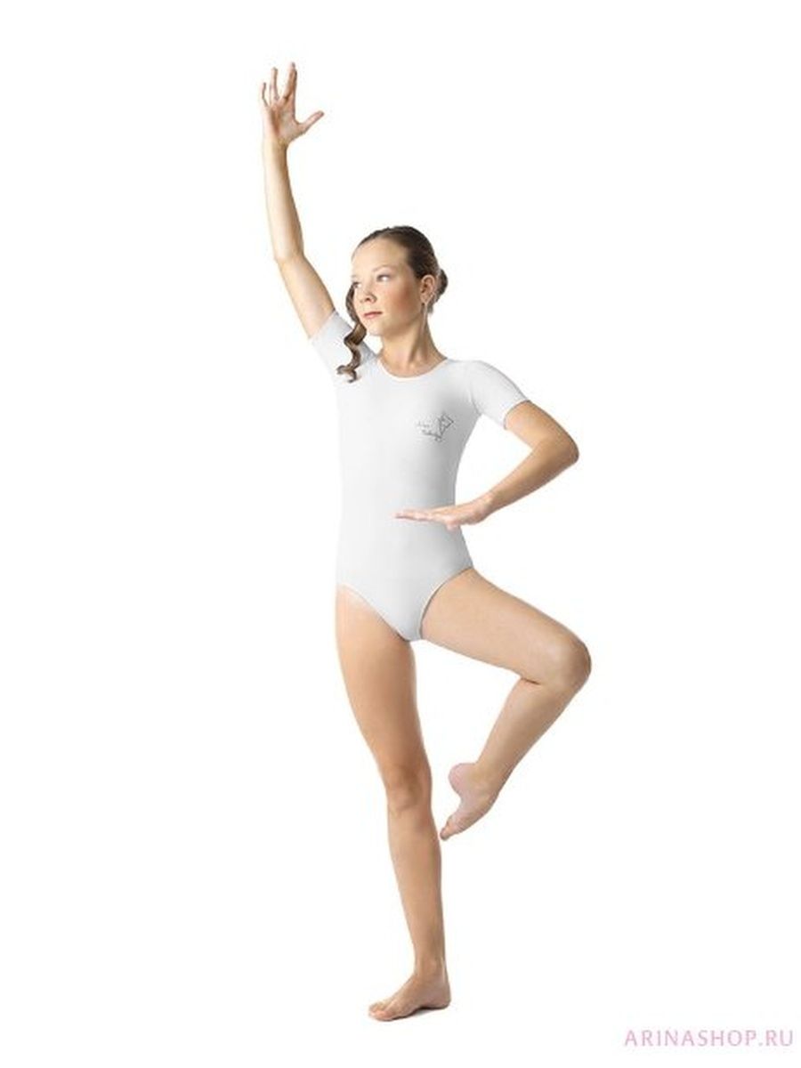 Гимнастический купальник Arina Ballerina SGK 201240 белый