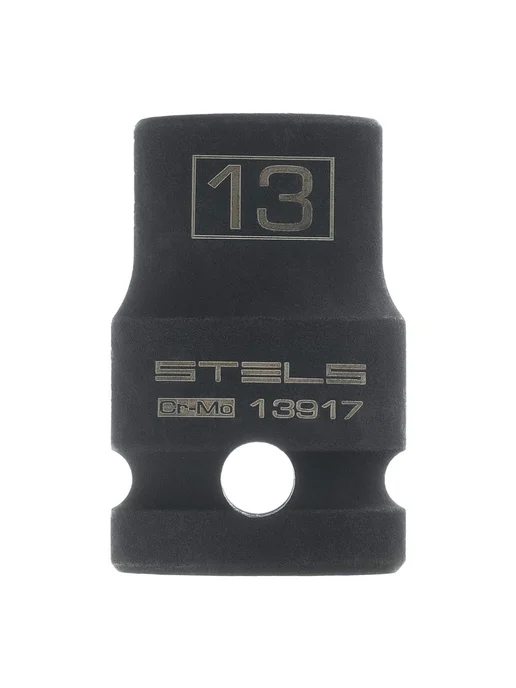 STELS Торцевая головка ударная 13 мм 1 2 CrMo 13917, черный, фото 3
