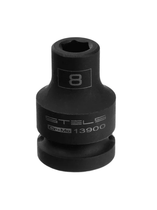 STELS Торцевая головка ударная 8 мм 1 2 13900, черный, фото 3