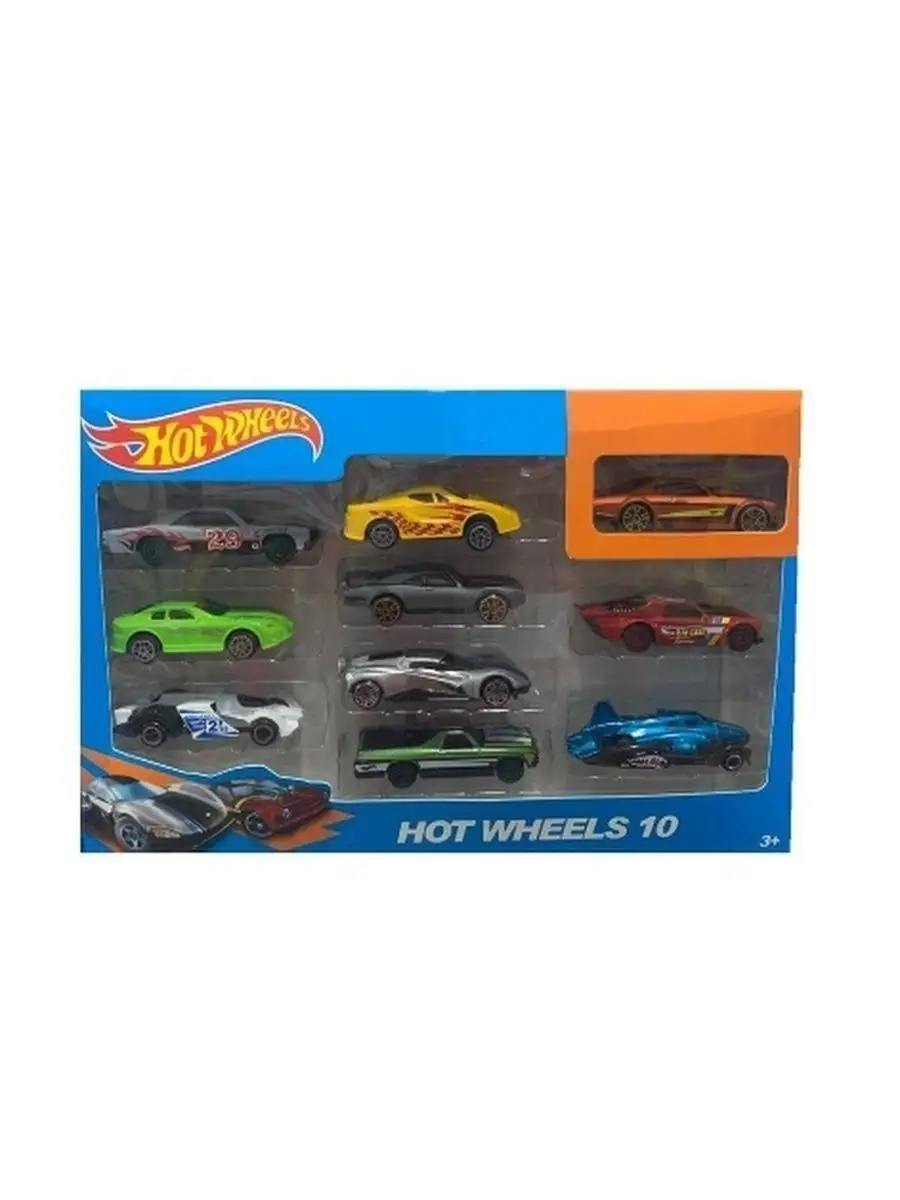 Набор машинок Hot wheels 10 шт хот вилс 145335515 купить в  интернет-магазине Wildberries