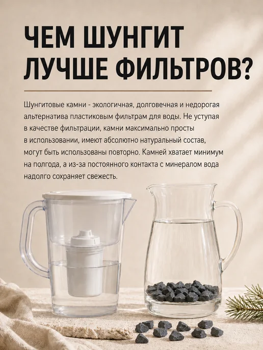 ШУНГИТ КАРЕЛИЯ Шунгит камни для очистки воды, вариант, фото 4