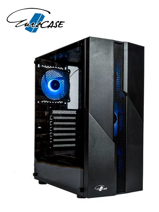 Eurocase Игровой корпус для ПК ATX с вентиляторами 4x120 со стеклом, 4x120, фото 7