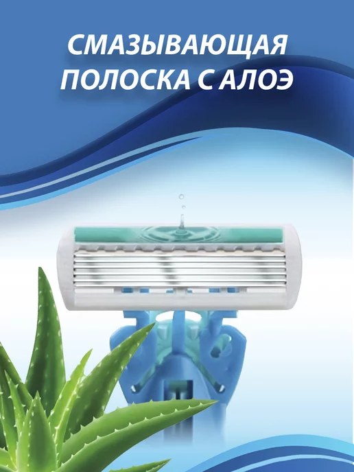 Сменные кассеты Blue Станок т образный со сменными кассетами в футляре, синий, фото 3