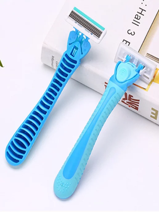 Сменные кассеты Blue Станок т образный со сменными кассетами в футляре, синий, фото 6
