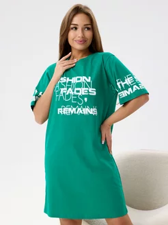 Туника домашняя платье женское футболка больших размеров DAIR 145376008 купить за 713 ₽ в интернет-магазине Wildberries