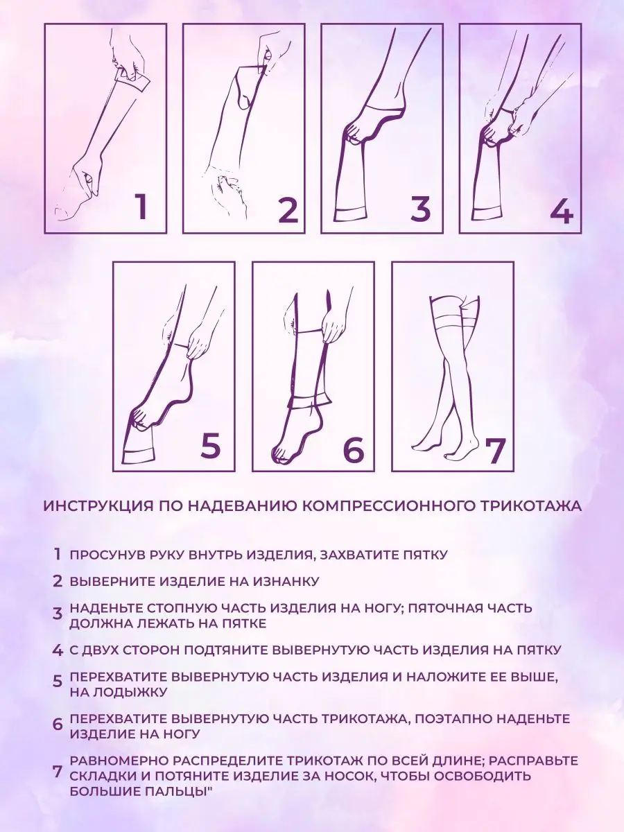 Как одеть компрессионные чулки 2 класса. Как одеть компрессионные чулки 2 класса