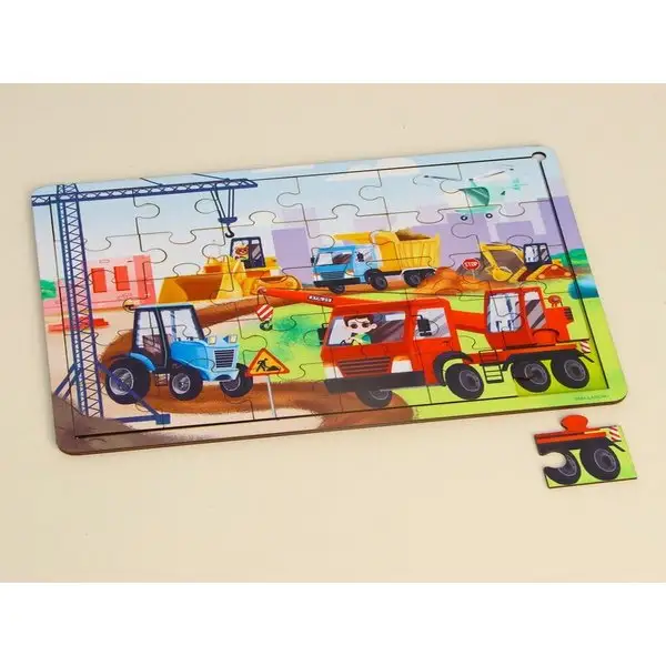 Пазл Стройка с подсказкой