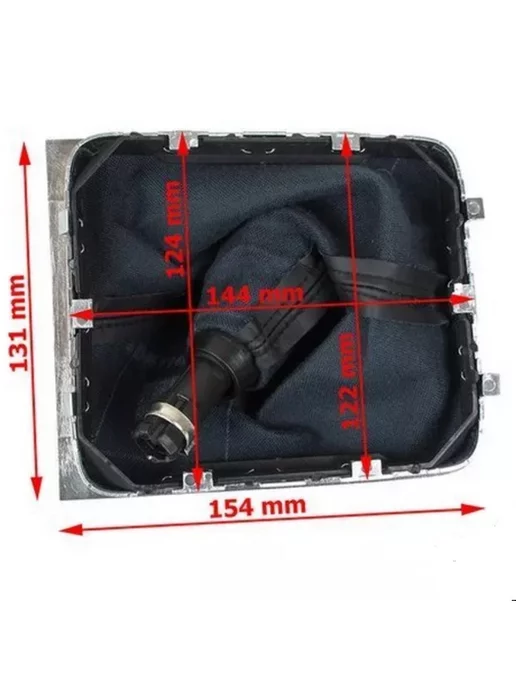 AVGautoparts Ручка КПП с чехлом (6 пер) VW PASSAT B6 B7, черный, фото 2