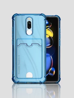 Чехол для Xiaomi Redmi 8 с карманом для карт WAROZ 145485543 купить за 237 ₽ в интернет-магазине Wildberries