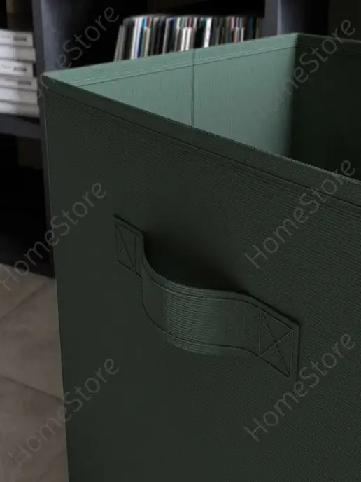 HomeStore Коробка для хранения, ящик для хранения, зеленый, фото 2