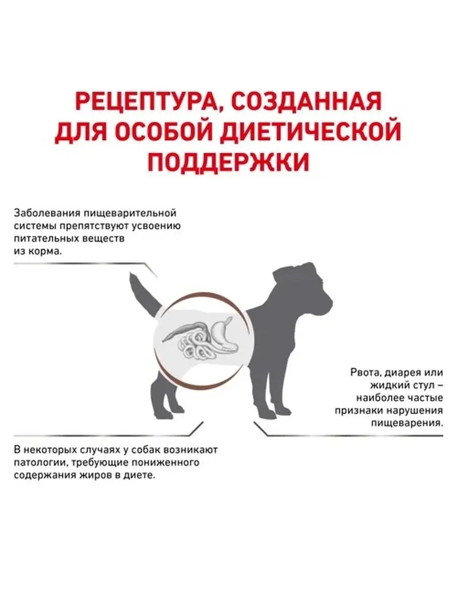 Сухой корм для собак Gastrointestinal Low Fat Small Dog 1 кг ROYAL CANIN  145488459 купить в интернет-магазине Wildberries