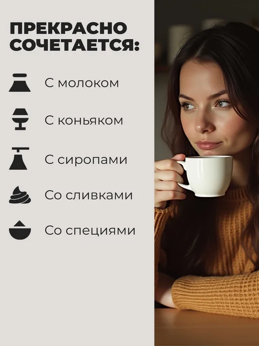 lancof Кофе в зернах 3 шт по 250 г Апельсин Шоколад Корица, 3 шт, 250 г, фото 5
