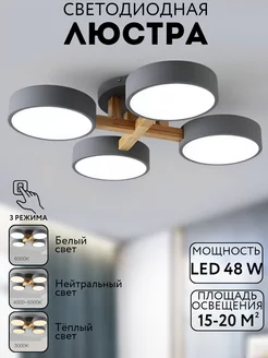 Люстра светодиодная потолочная LED TALAN 97 145540121 купить за 4 069 ₽ в интернет-магазине Wildberries