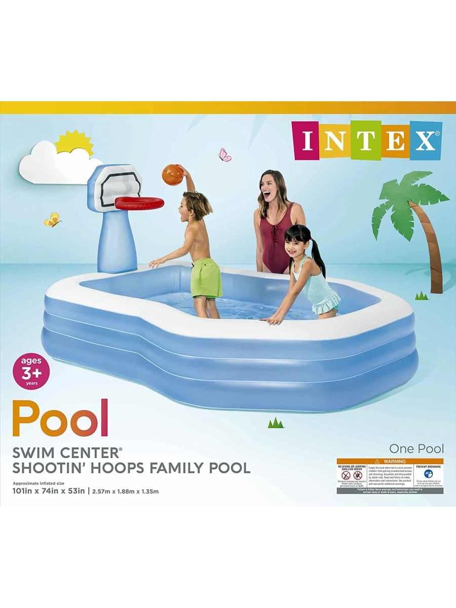 Intex wet set. 57183 Intex. Бассейн Intex wet Set collection. Мягкий бассейн. Дети играют в бассейне.