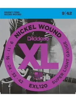 D`Addario EXL120 D`ADDARIO 145578178 купить за 823 ₽ в интернет-магазине Wildberries