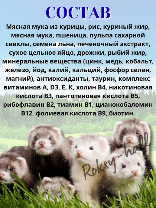Сухой корм Ночной охотник Хорька для собак, курица, 0,4 кг, фото 2