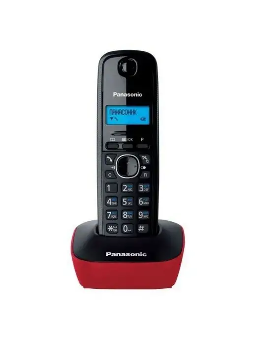 Panasonic Радиотелефон DECT KX-TG1611 RUR, красный