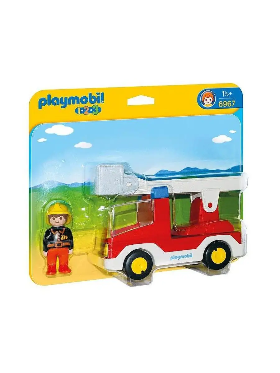 Playmobil 6967 Пожарная машина с лестницей Playmobil 145599936 купить в  интернет-магазине Wildberries