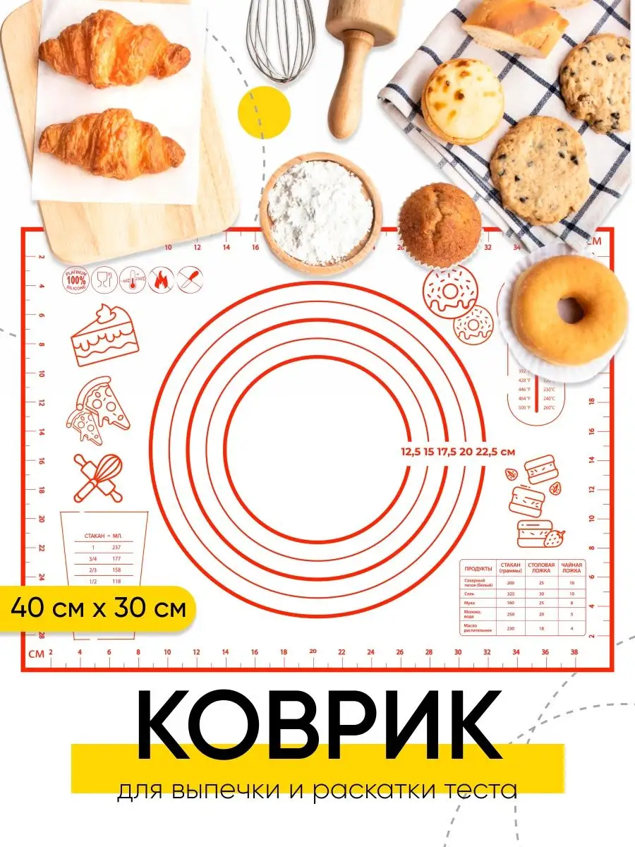 Силиконовый коврик для...