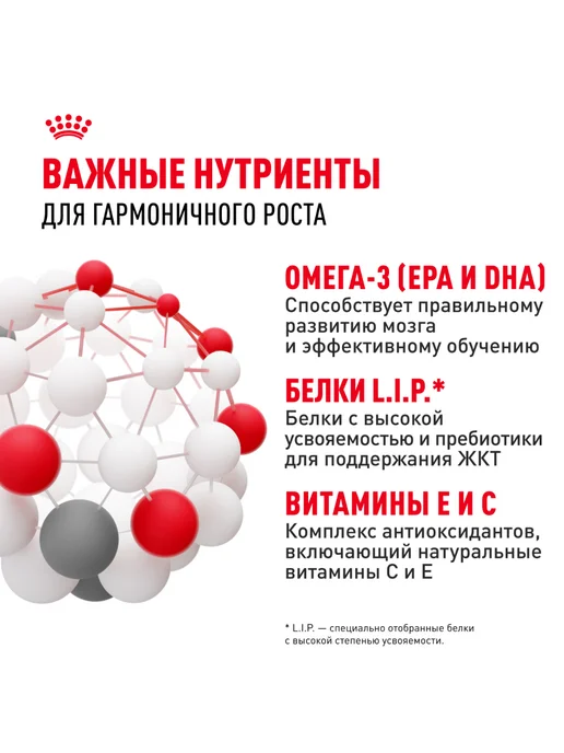 Сухой корм Royal canin для собак, крупные, щенки, курица, 15 кг, фото 5
