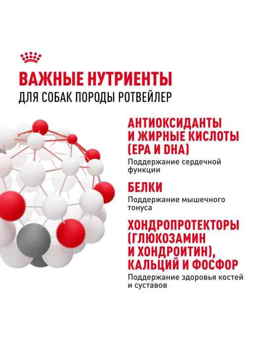 Сухой корм Royal canin Ротвейлер для собак, 12 кг, фото 5