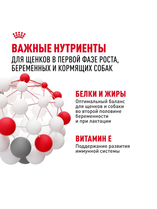 Сухой корм Royal canin Starter для собак, средние, щенки, 12 кг, фото 5