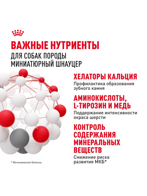 Сухой корм Royal canin Цвергшнауцер для собак, курица, 7,5 кг, фото 5