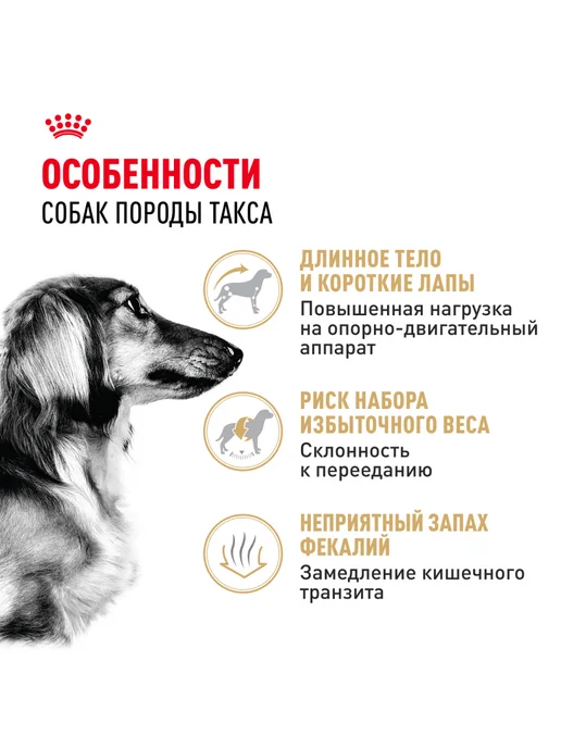 Сухой корм Royal canin Такса для собак, курица, 7,5 кг, фото 2