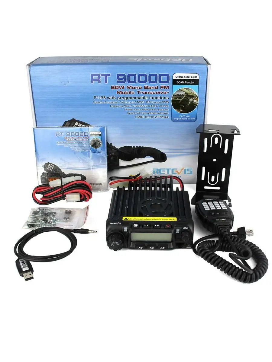 Автомобильная рация Retevis RT-9000D 136 - 174 MHz Retevis 145670804 купить  в интернет-магазине Wildberries