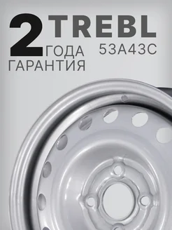 диски автомобильные r14 4x100 ET43 TREBL 145682574 купить за 2 661 ₽ в интернет-магазине Wildberries